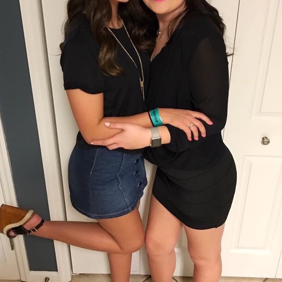 Button front denim skirt - Picture 4 of 4